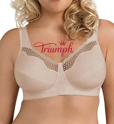Triumph - (4 τεμ.) Σουτιέν με βαμβακερό τελείωμα και μοναδικό σχεδιασμό