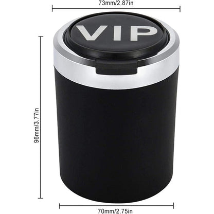 Σταχτοδοχείο αυτοκινήτου με LED από ανοξείδωτο ατσάλι Woyuosn χωρίς καπνό