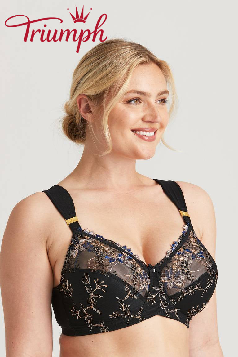 Triumph - 4 τεμάχια (75A-110F) 💝Εσώρουχα με κέντημα και λάστιχο2✨