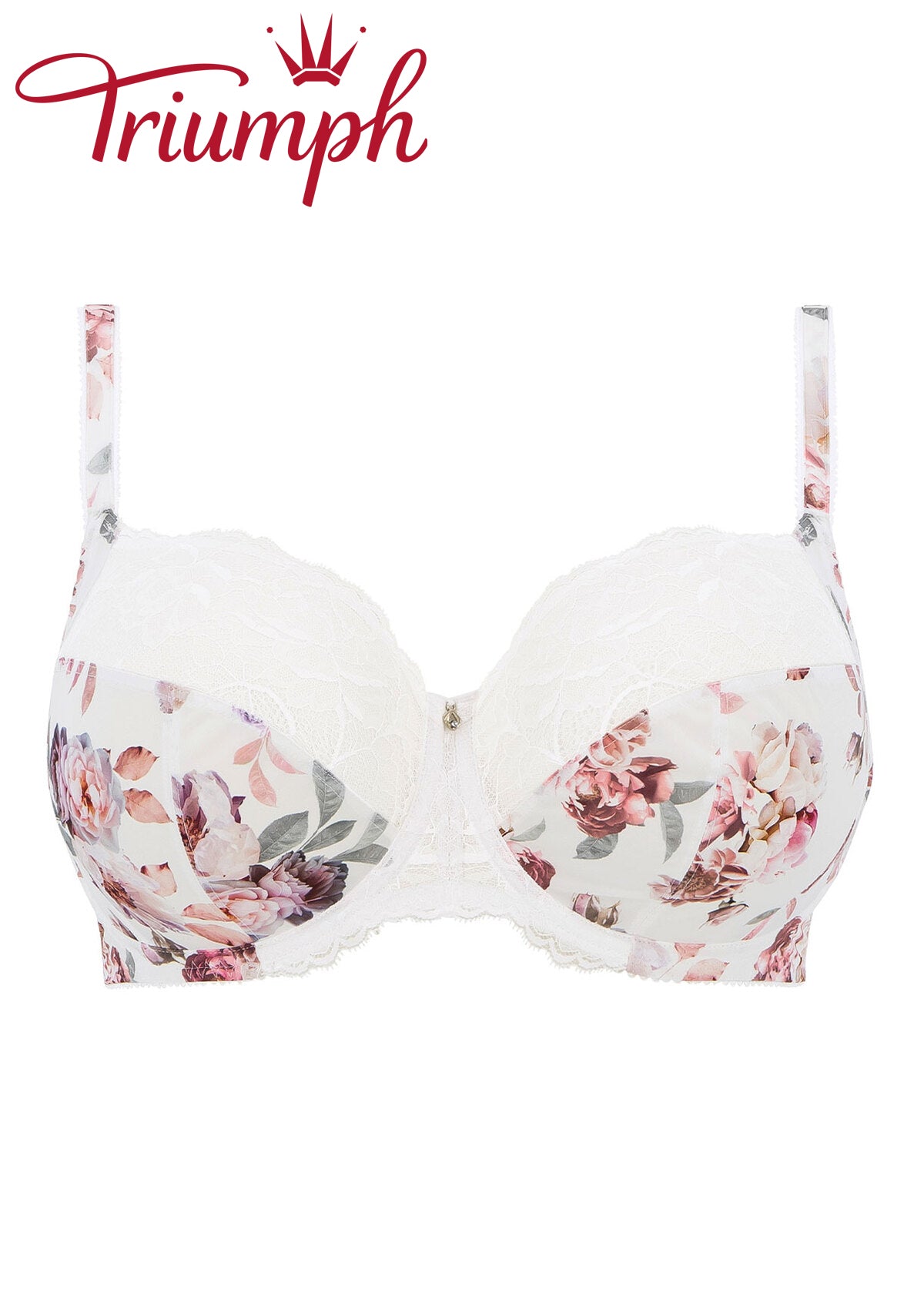 Triumph - (4 τεμ.)🥇2025 Σουτιέν με μπανέλα και φλοράλ σχέδιο 🌸
