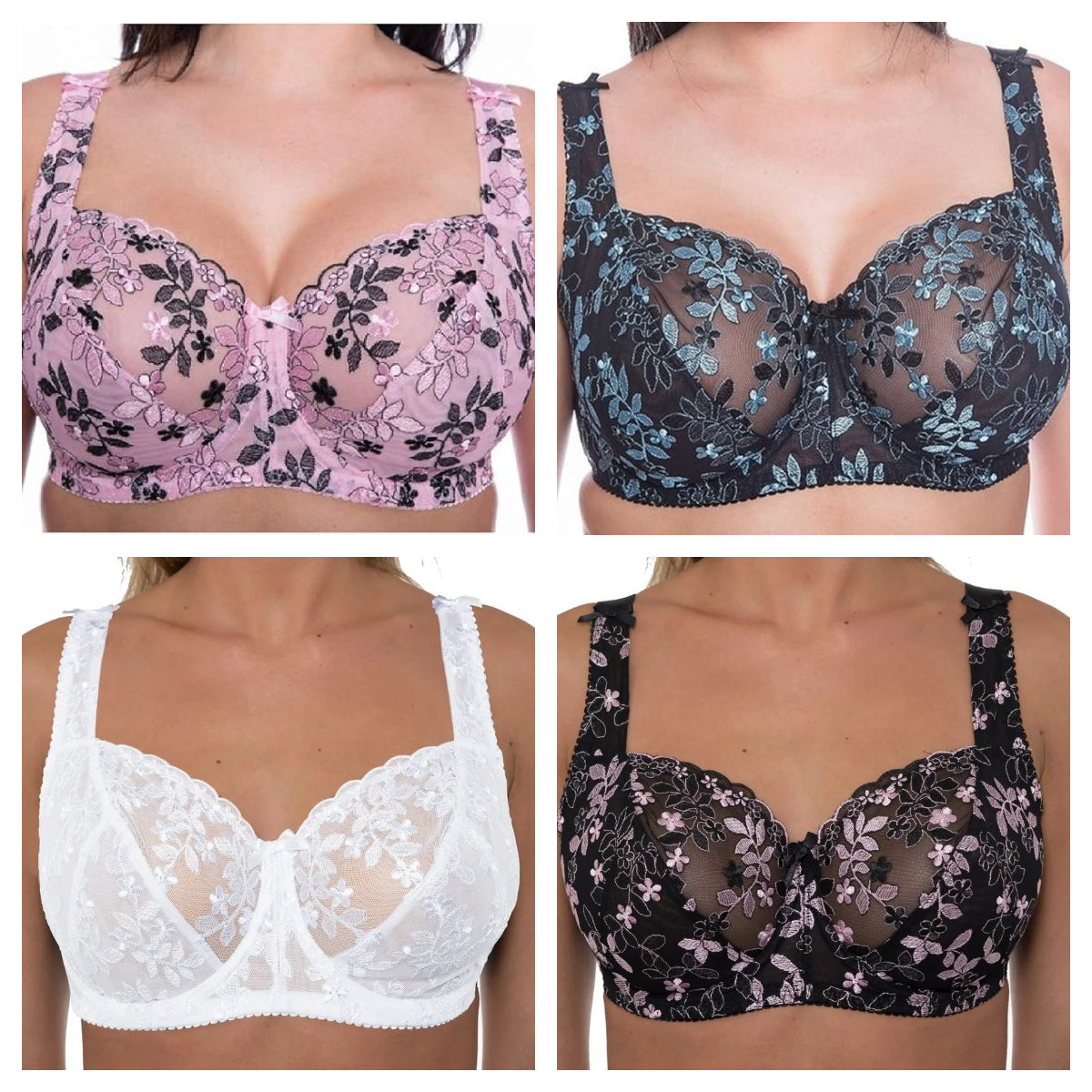 Triumph - 4 τεμάχια 🔥Σουτιέν Triumph από δαντέλα 2025