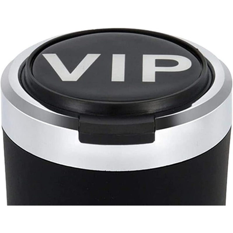 Σταχτοδοχείο αυτοκινήτου με LED από ανοξείδωτο ατσάλι Woyuosn χωρίς καπνό