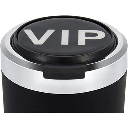 Σταχτοδοχείο αυτοκινήτου με LED από ανοξείδωτο ατσάλι Woyuosn χωρίς καπνό