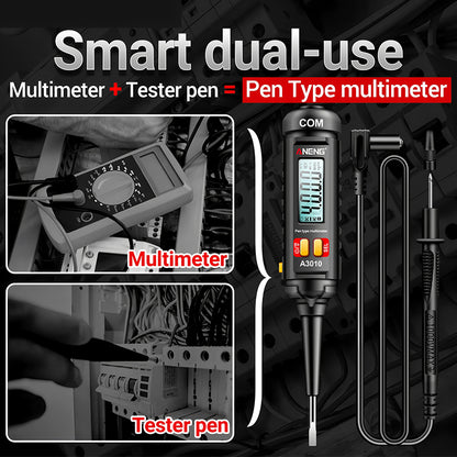 Ψηφιακό πολύμετρο υψηλής ακρίβειας, πολλαπλών λειτουργιών με στυλό για μέτρηση τάσης κυκλώματος και ανοιχτού κυκλώματος