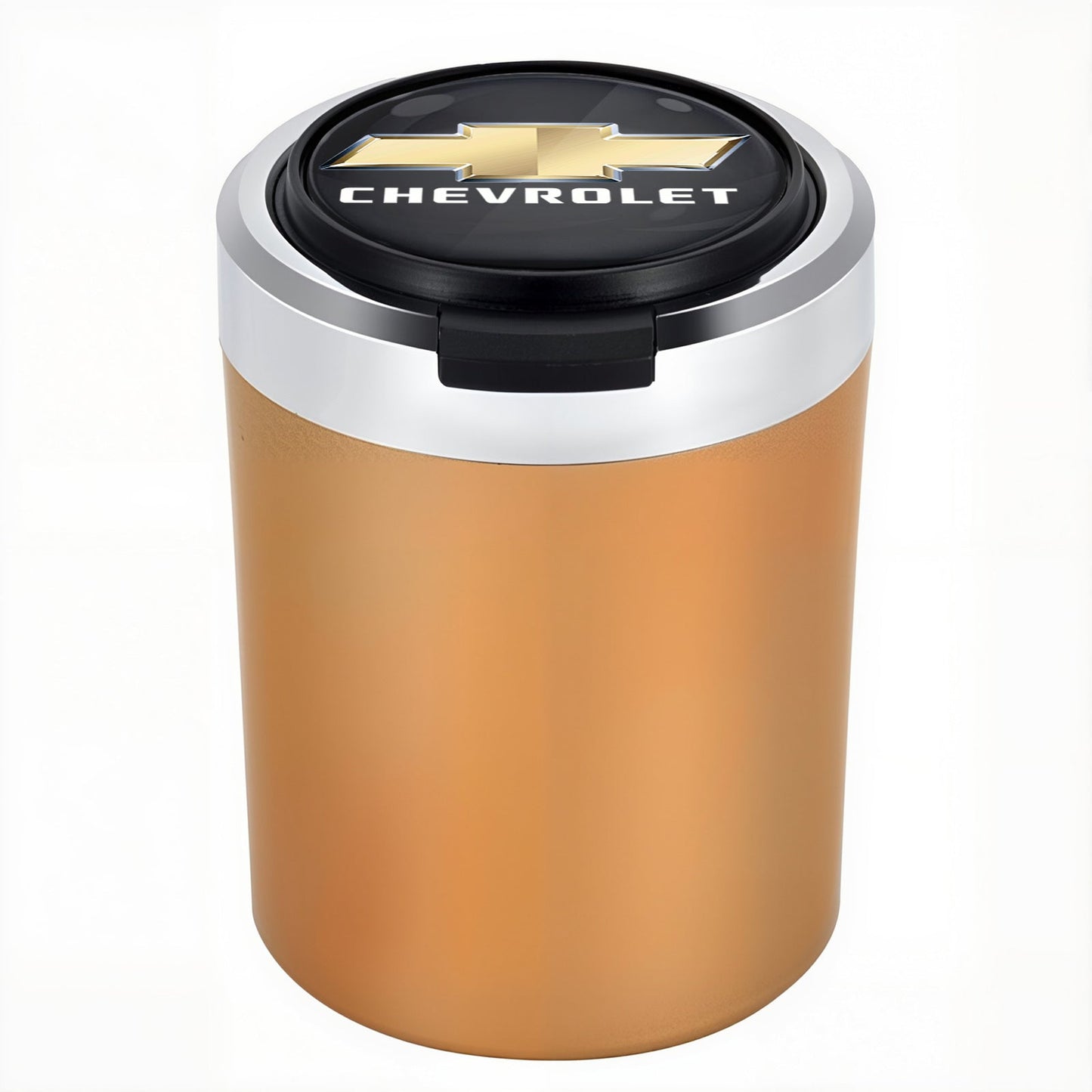 Σταχτοδοχείο αυτοκινήτου με LED από ανοξείδωτο ατσάλι Woyuosn χωρίς καπνό