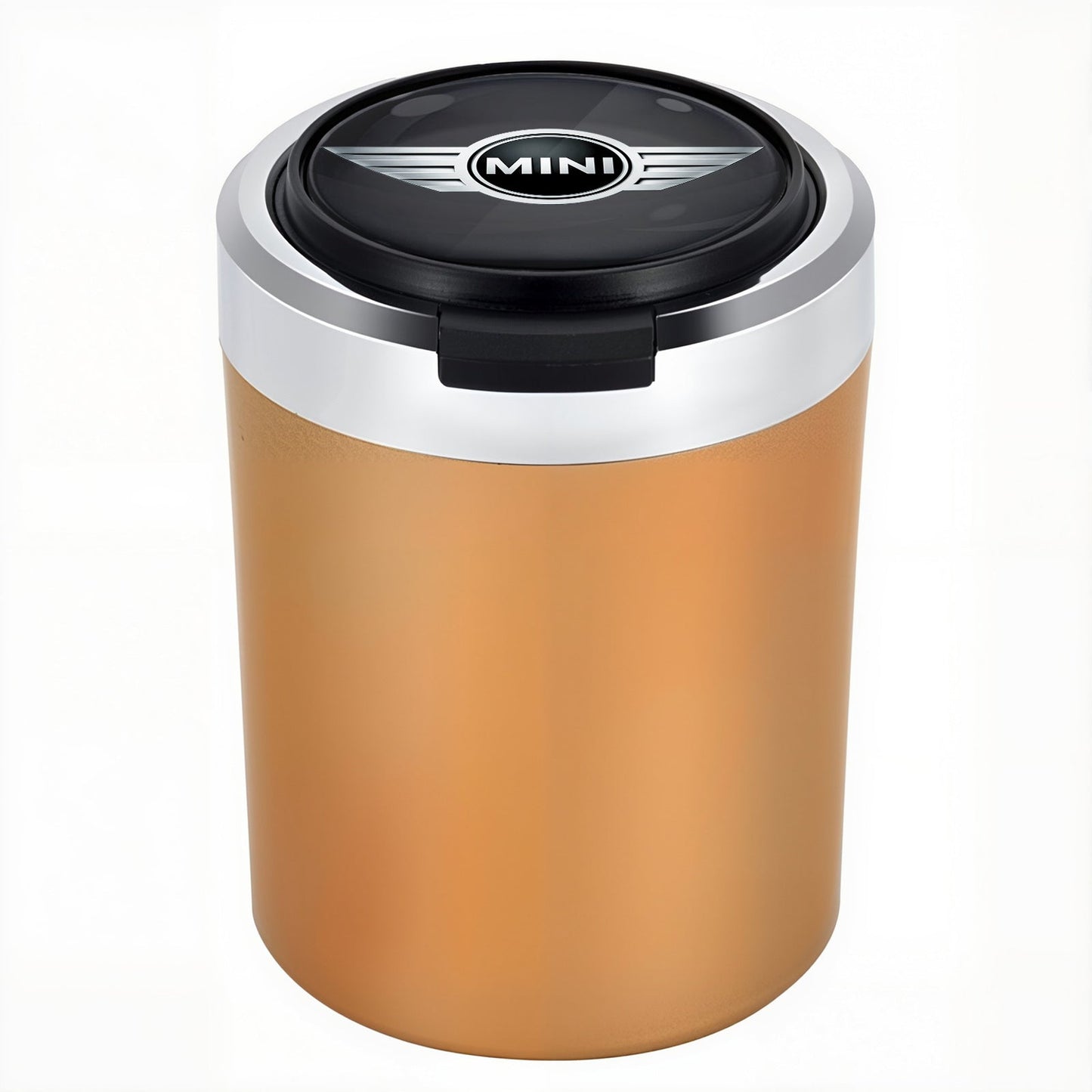 Σταχτοδοχείο αυτοκινήτου με LED από ανοξείδωτο ατσάλι Woyuosn χωρίς καπνό