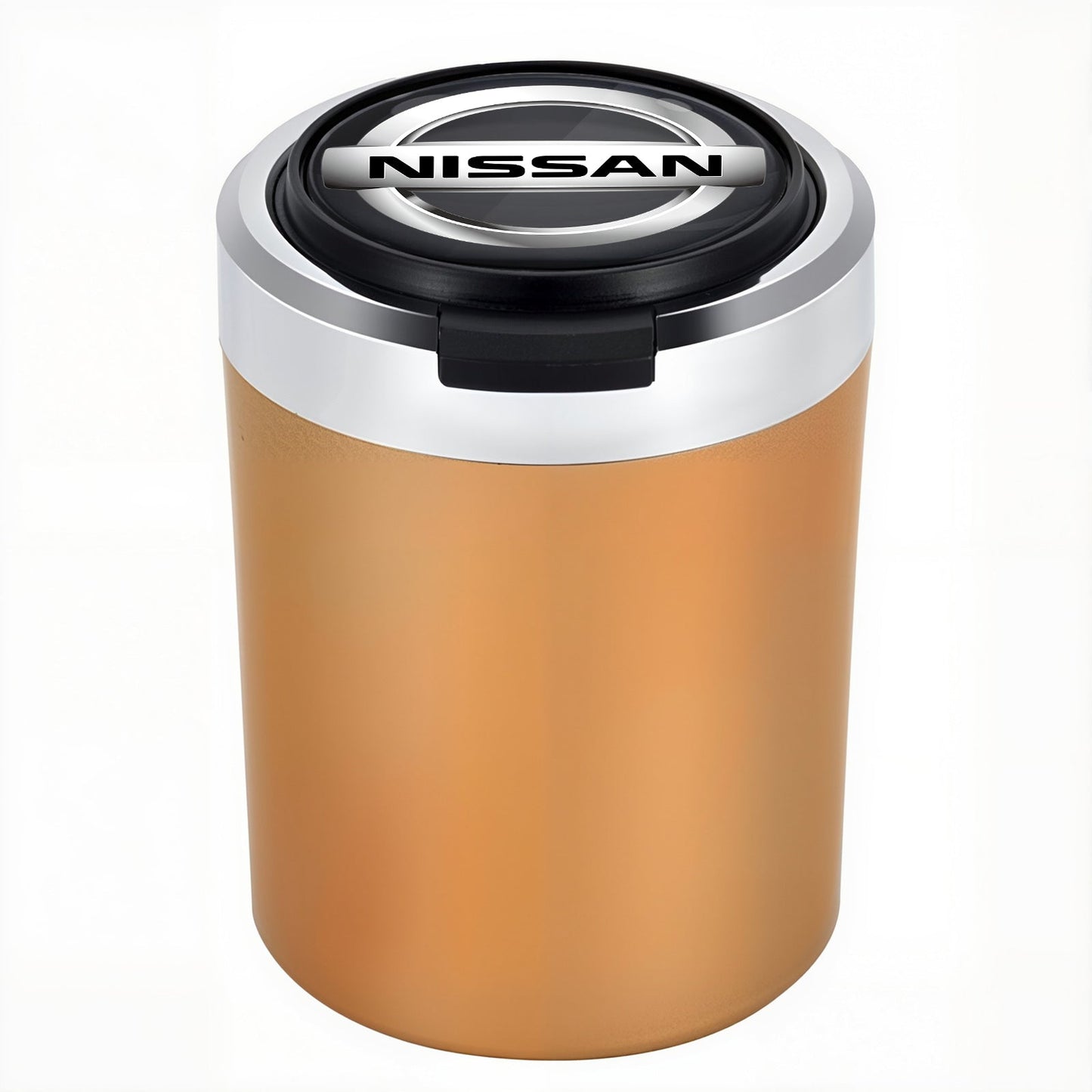 Σταχτοδοχείο αυτοκινήτου με LED από ανοξείδωτο ατσάλι Woyuosn χωρίς καπνό