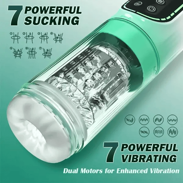 （🎁Ιδιωτική παράδοση🎁）😍Heaven - Αυτόματος αυνανιστής και αντλία πέους 5 σε 1 για άνδρες