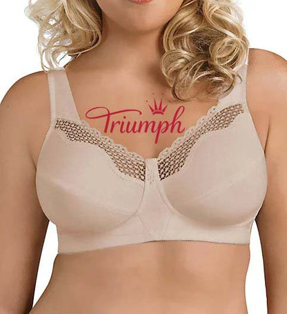 Triumph - (4 τεμ.) Σουτιέν με βαμβακερό τελείωμα και μοναδικό σχεδιασμό