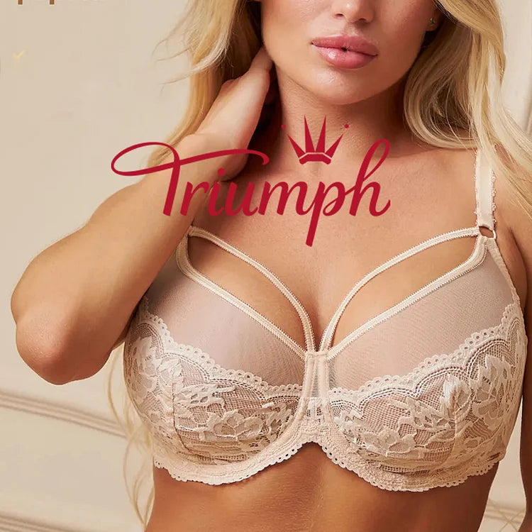 Triumph - (4 τεμάχια) Σουτιέν χωρίς τιράντες για μεγαλύτερο στήθος