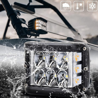 Φως LED αυτοκινήτου διπλής όψης, δίχρωμο